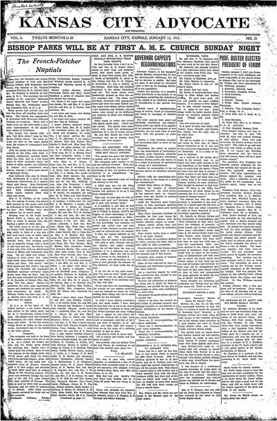 Kansas City Advocate, Jan 12, 1917