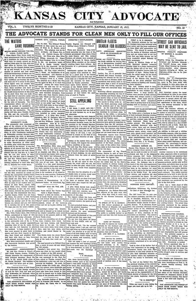 Kansas City Advocate, Jan 19, 1917