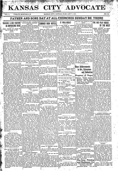 Kansas City Advocate, Feb 9, 1917