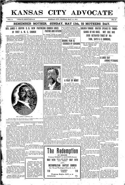 Kansas City Advocate, May 11, 1917