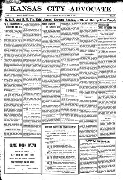 Kansas City Advocate, May 25, 1917
