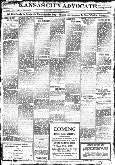 Kansas City Advocate, Sep 14, 1917