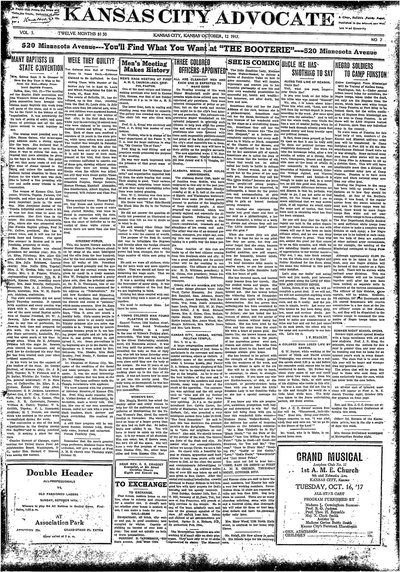 Kansas City Advocate, Oct 12, 1917