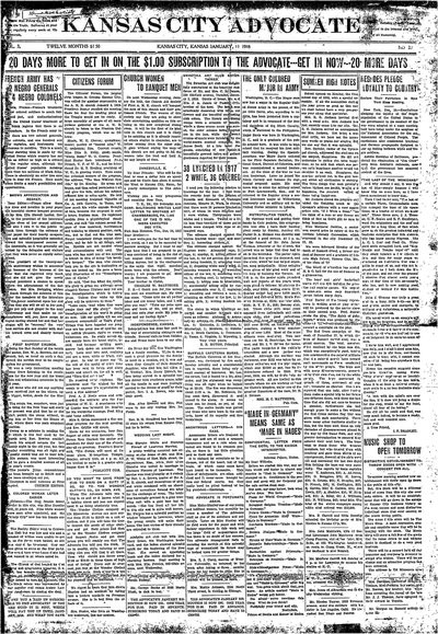 Kansas City Advocate, Jan 11, 1918