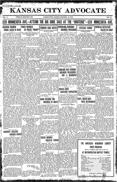 Kansas City Advocate, Jan 25, 1918