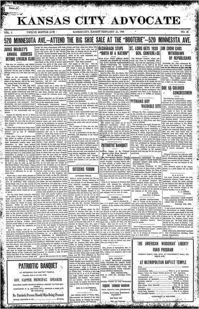 Kansas City Advocate, Feb 22, 1918