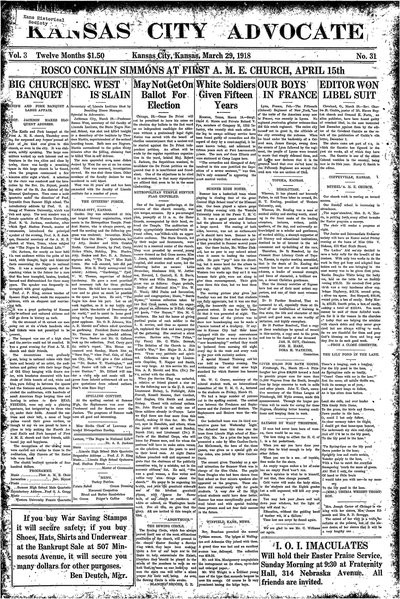 Kansas City Advocate, Mar 29, 1918