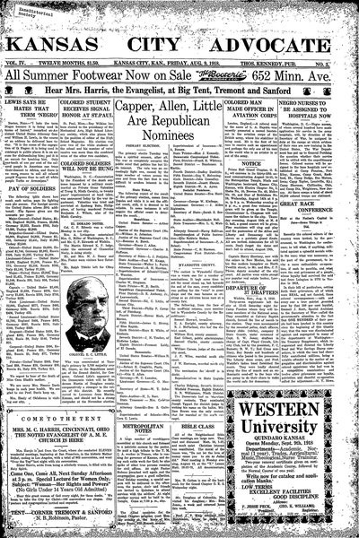 Kansas City Advocate, Aug 9, 1918