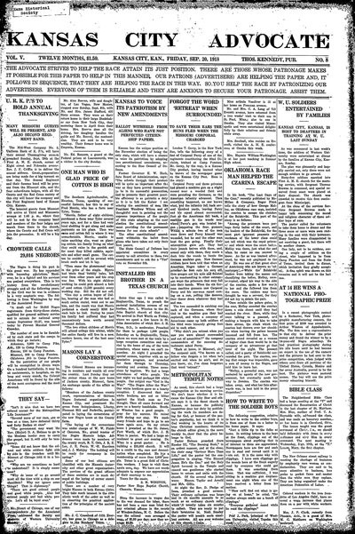 Kansas City Advocate, Sep 20, 1918