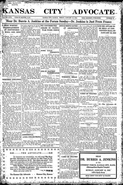 Kansas City Advocate, Jan 10, 1919