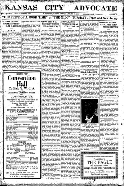 Kansas City Advocate, Jan 17, 1919