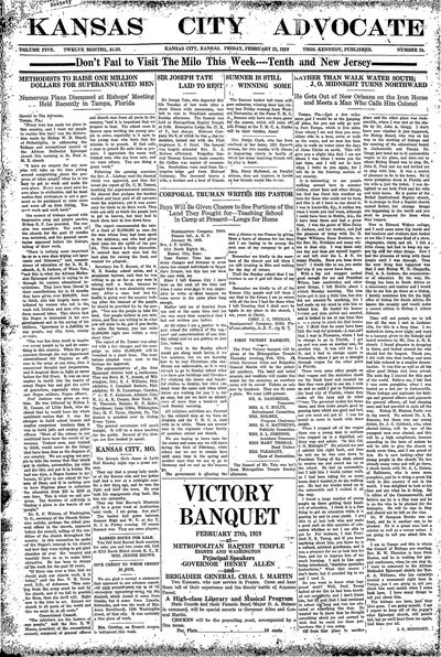 Kansas City Advocate, Feb 21, 1919