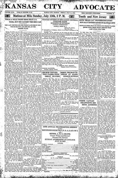 Kansas City Advocate, Jul 11, 1919