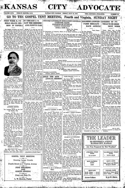 Kansas City Advocate, Jul 18, 1919