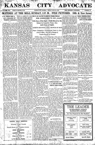 Kansas City Advocate, Jul 25, 1919