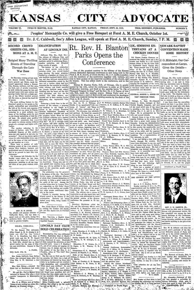 Kansas City Advocate, Sep 26, 1919