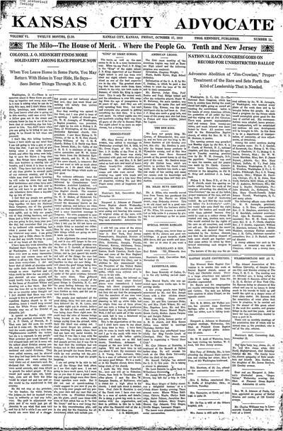 Kansas City Advocate, Oct 17, 1919
