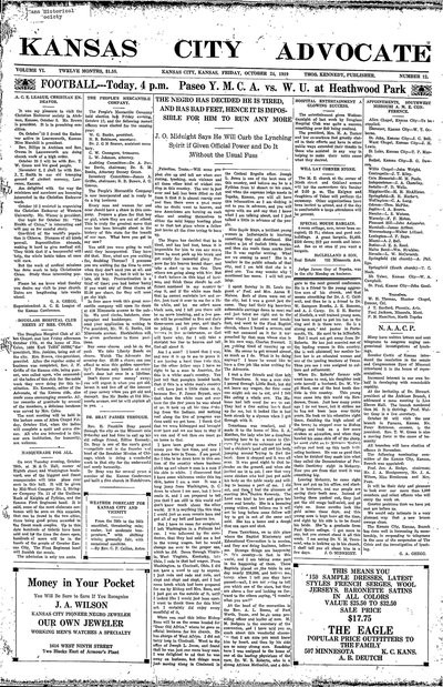 Kansas City Advocate, Oct 24, 1919