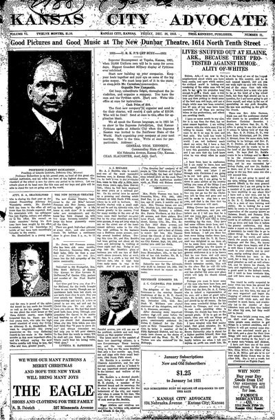 Kansas City Advocate, Dec 26, 1919
