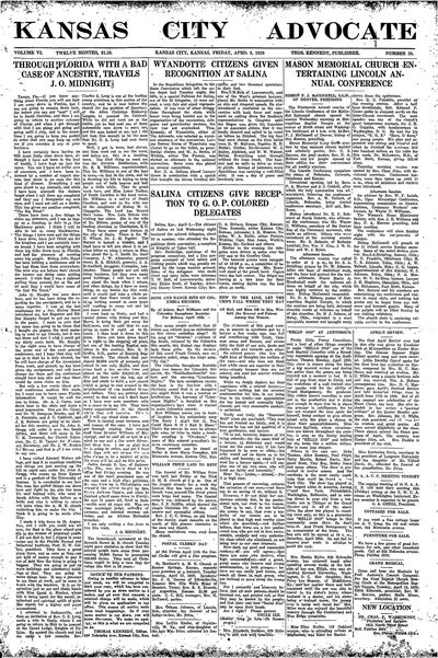 Kansas City Advocate, Apr 9, 1920