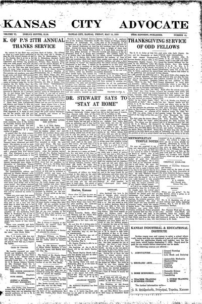 Kansas City Advocate, May 14, 1920