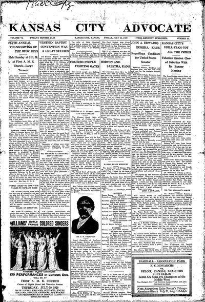 Kansas City Advocate, Jul 23, 1920