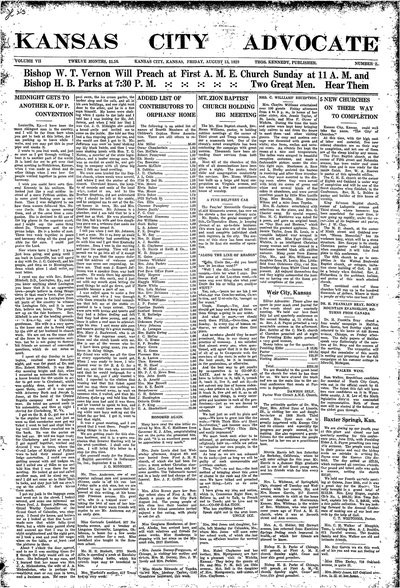 Kansas City Advocate, Aug 13, 1920