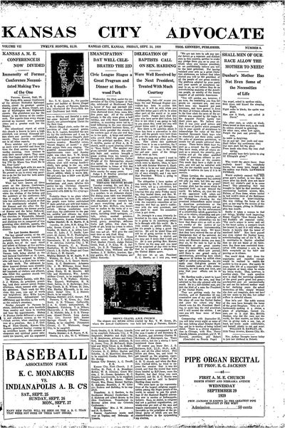 Kansas City Advocate, Sep 24, 1920