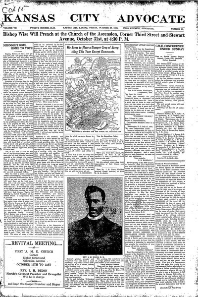 Kansas City Advocate, Oct 29, 1920