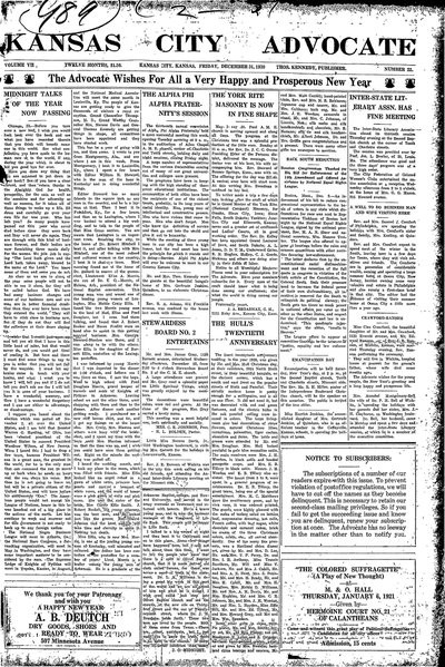 Kansas City Advocate, Dec 31, 1920