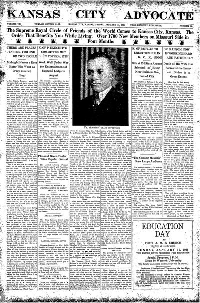 Kansas City Advocate, Jan 21, 1921