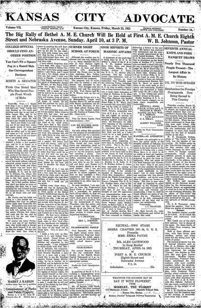 Kansas City Advocate, Mar 25, 1921
