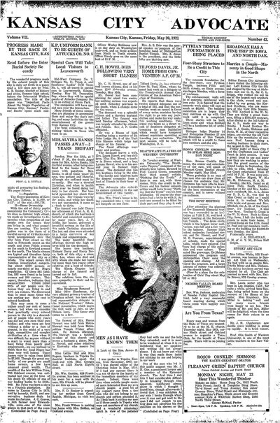 Kansas City Advocate, May 20, 1921