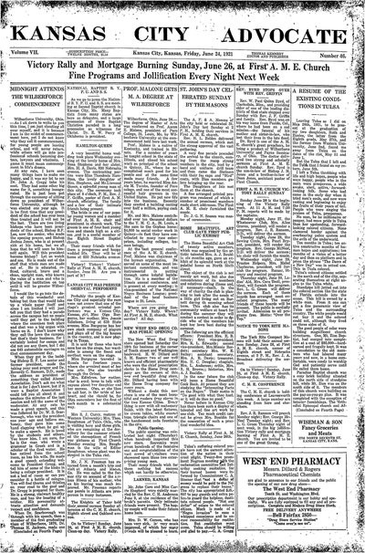 Kansas City Advocate, Jun 24, 1921