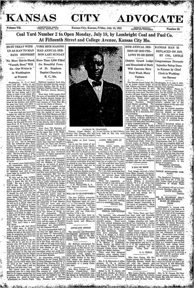 Kansas City Advocate, Jul 15, 1921