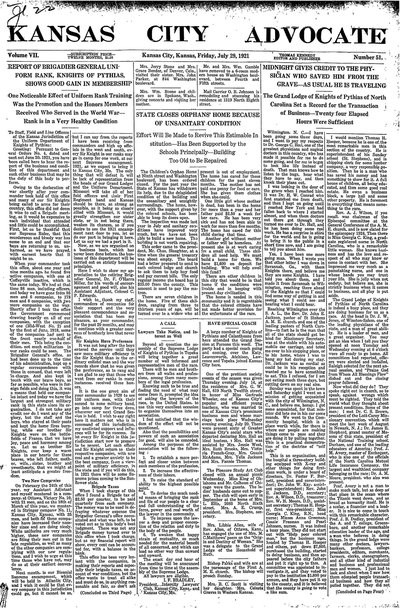 Kansas City Advocate, Jul 29, 1921