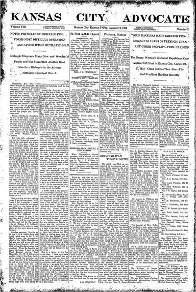 Kansas City Advocate, Aug 19, 1921