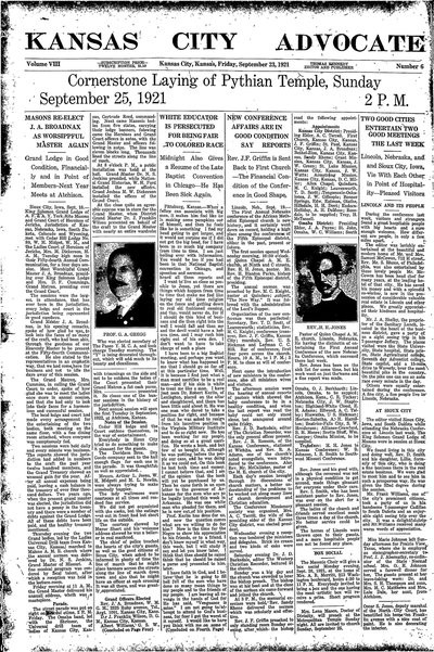 Kansas City Advocate, Sep 23, 1921