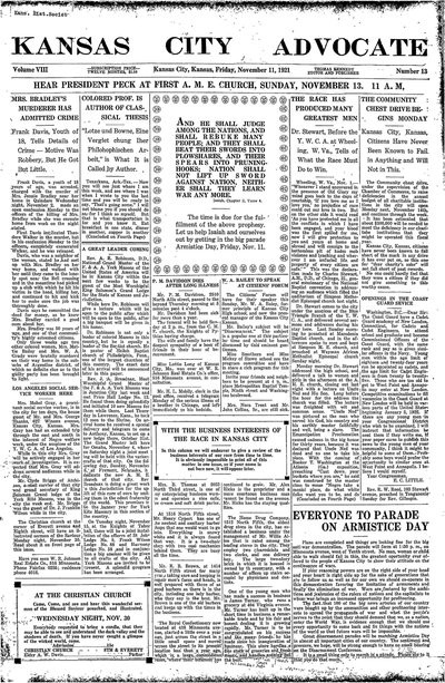 Kansas City Advocate, Nov 11, 1921