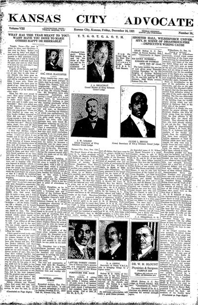 Kansas City Advocate, Dec 16, 1921