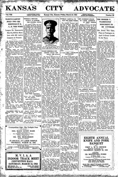 Kansas City Advocate, Mar 10, 1922