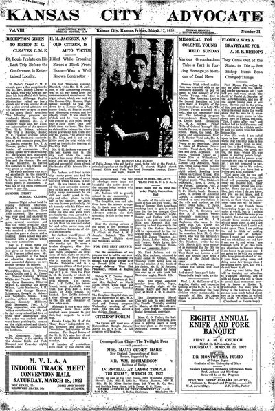 Kansas City Advocate, Mar 17, 1922