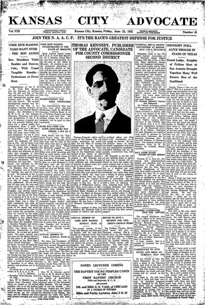 Kansas City Advocate, Jun 23, 1922