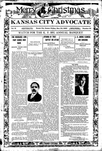 Kansas City Advocate, Dec 22, 1922