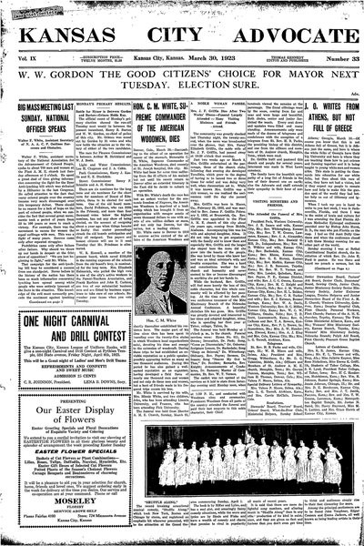 Kansas City Advocate, Mar 30, 1923