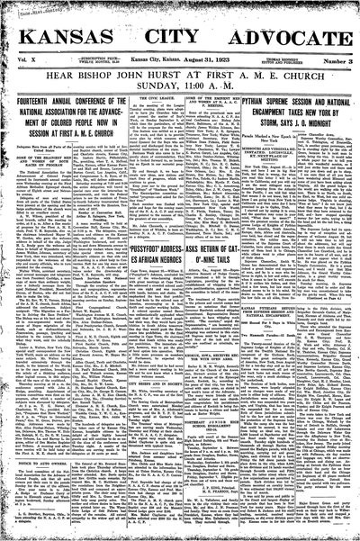 Kansas City Advocate, Aug 31, 1923
