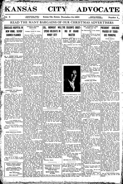Kansas City Advocate, Dec 14, 1923
