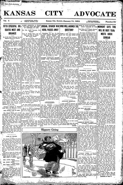 Kansas City Advocate, Jan 11, 1924
