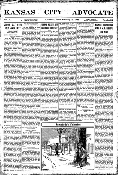 Kansas City Advocate, Feb 15, 1924