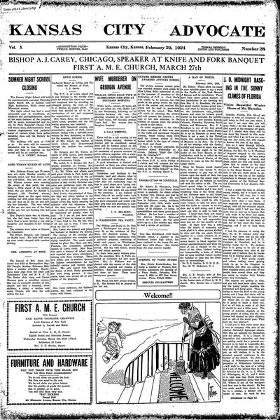 Kansas City Advocate, Feb 29, 1924